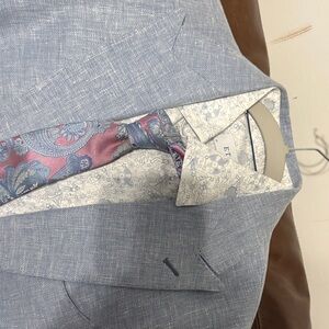 Ermenegildo Zegna Pink and Blue Paisley Tie
